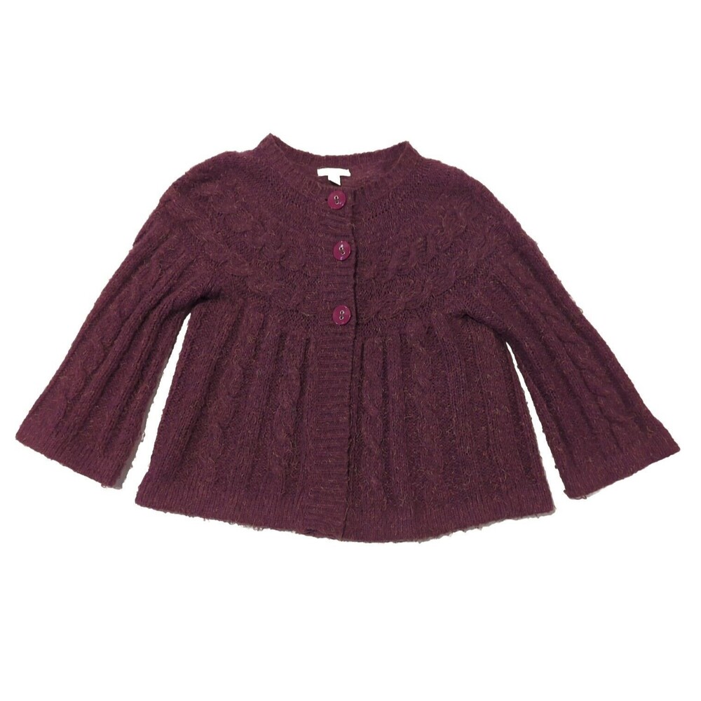Dressbarn Cardigan Sweater Acrylic Polyester Wool Blend Women's Size Medium